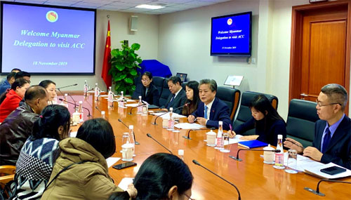 ?緬甸宣傳部新媒體代表團訪問中國—東盟中心