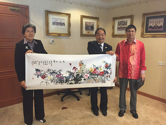 楊秀萍秘書長會見沙撈越州地方政府暨社區發展部長兼第二財政部長黃順舸