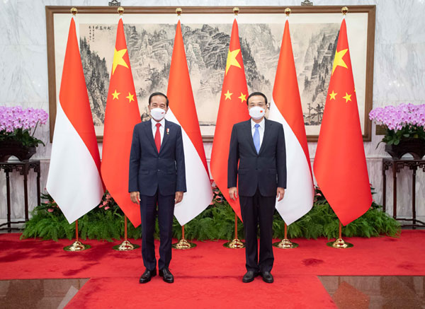 李克強(qiáng)會(huì)見印尼總統(tǒng)佐科