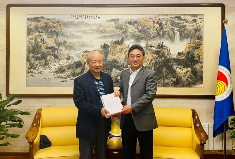 史忠俊秘書長會見中國太平洋經濟合作全國委員會會長詹永新大使